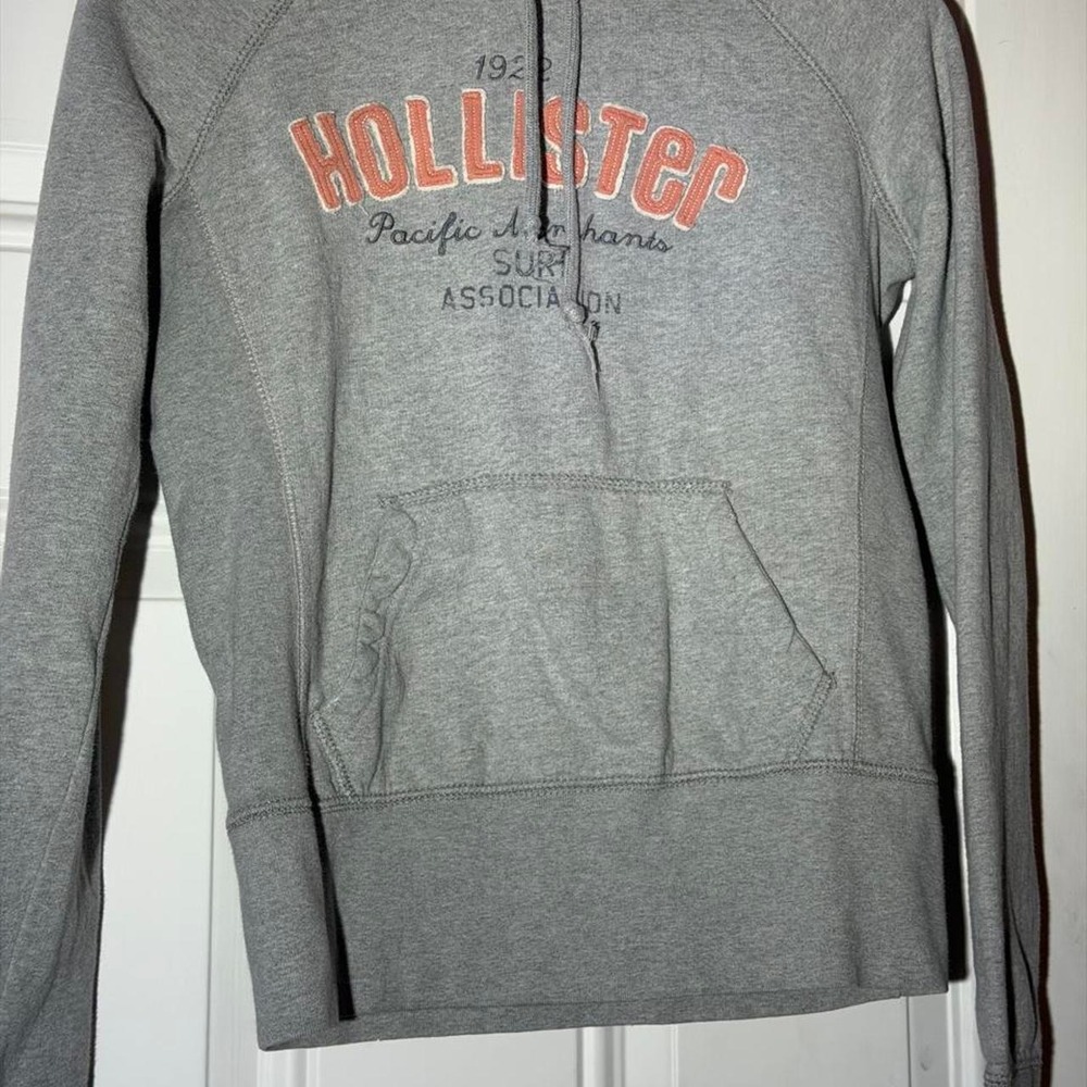 Gray Hollister Co. cotton & polyester hoodie in a M - Picture 2 of 6